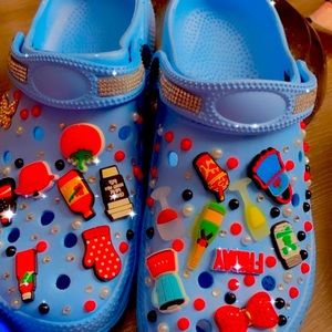 I am selling custom made designed crocs. They are true to size